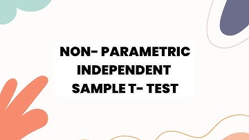 Non-Parametric test || Independent sample T  Test in SPSS