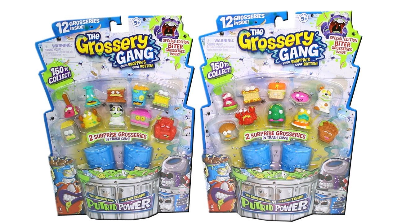 THE GROSSERY GANG VS CLEAN TEAM Putrid Power-Blind Pack de 2 miniature figures