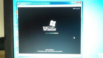 Windows Whistler Build 2428 Setup Error
