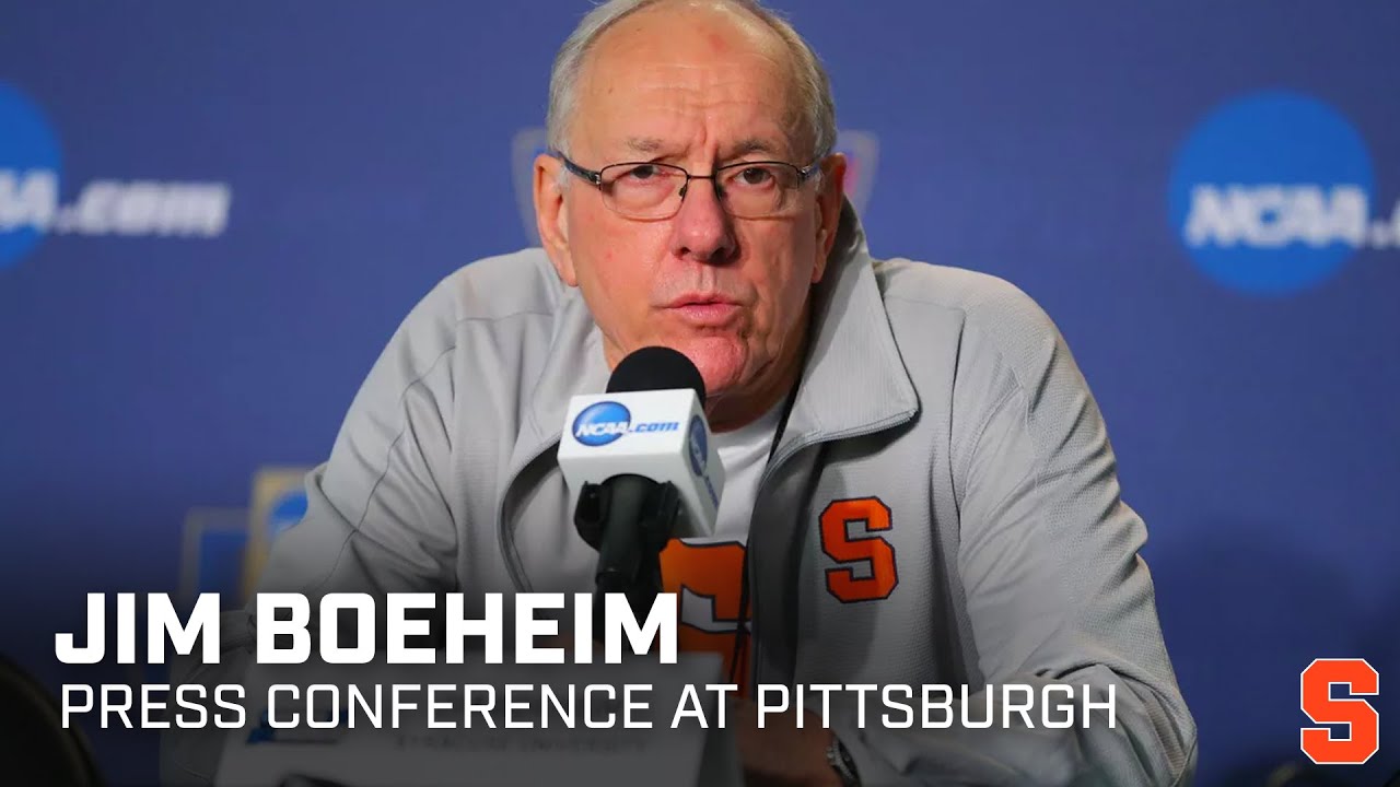 Jim Boeheim postgame at Pittsburgh