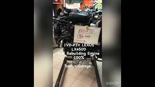 1VD-FTV Lexus LX450D Full Rebuilding Engine