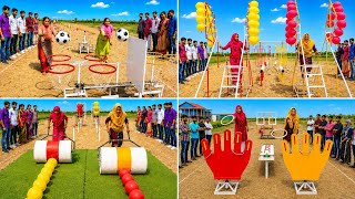 World's Most Difficult Football and Balloon Pop Game 😱| Keep Watching Till the End👀/ Sahil Challenge screenshot 4