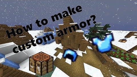 How to Make Custom Armor? (MCreator)