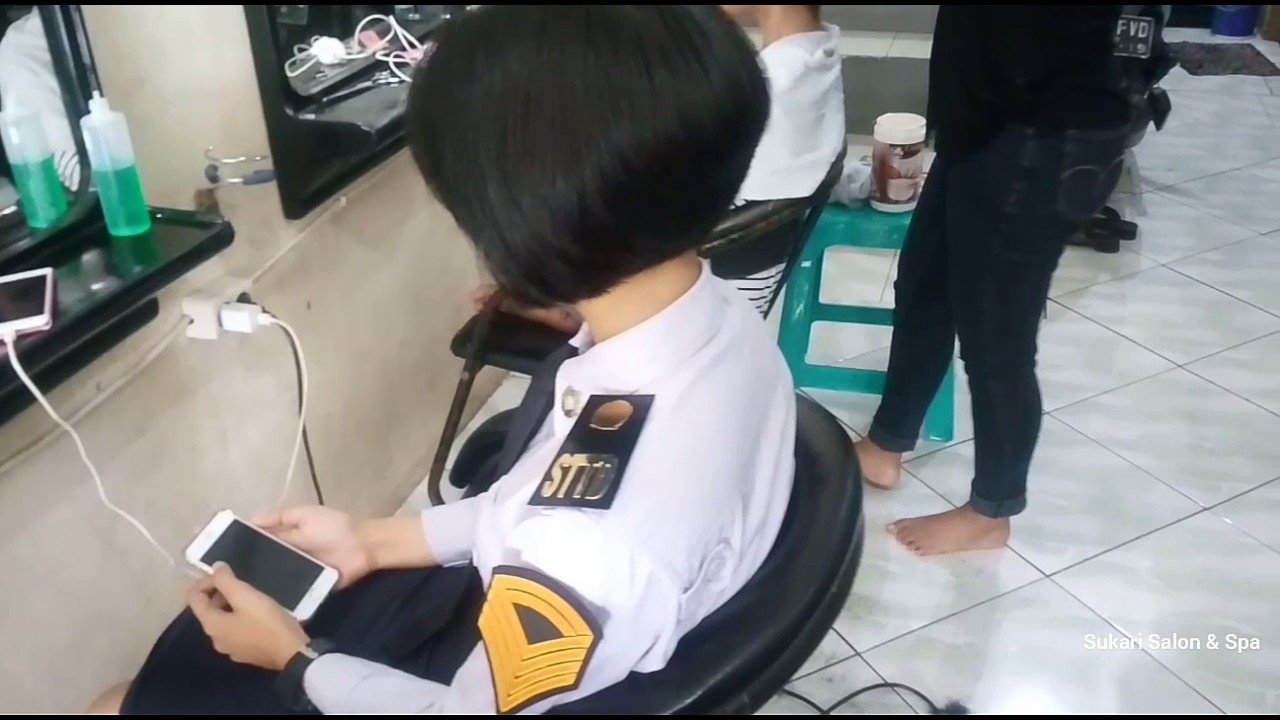  Potong  Rambut  Bob  Tingkat Empat YouTube