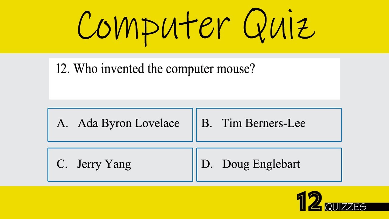| Computer Quiz | Test Your Knowledge | A Quiz Video | - YouTube