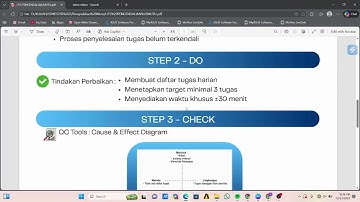 PERBAIKAN MUTU KEGIATAN SEHARI HARI DENGAN SIKLUS PDCA