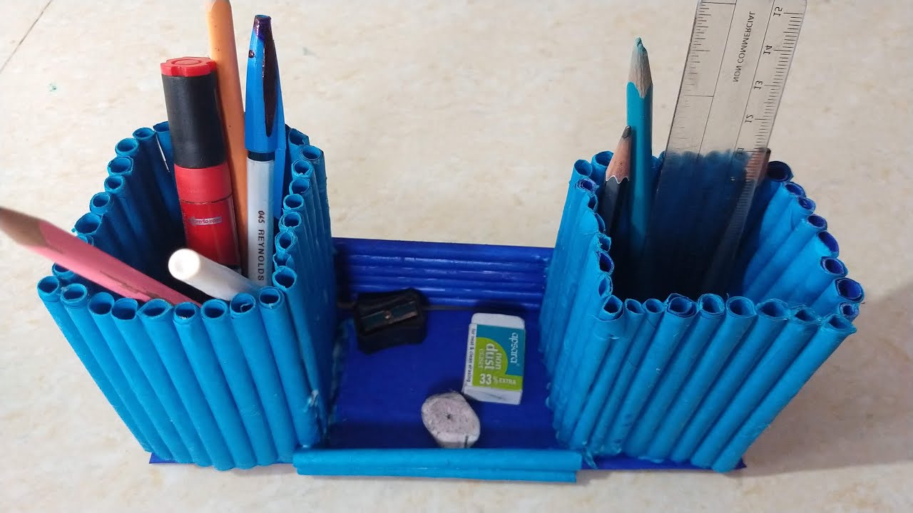 DIY - Easy Making Pen Holder, desk