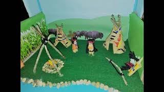Famous Brayleigh's Plains Indian Diorama Profile