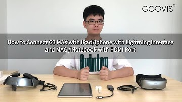 How to Connect G3 MAX with IPad/Iphone (Lightning interface) and MAC Notebook( HDMI Port)