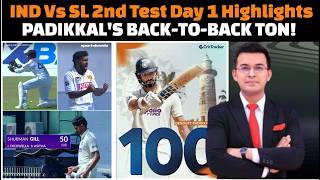 India vs Sri Lanka 2nd Test Day 1 complete highlights today 2026.