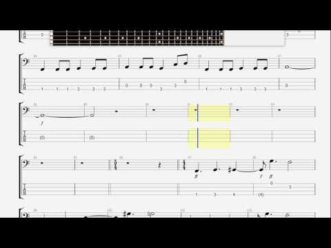 Blue Oyster Cult Don 't Fear The Reaper BASS GUITAR TAB
