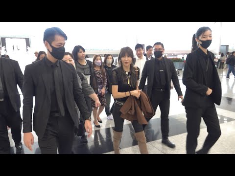 工藤靜香 Kudo Shizuka (くどう しずか) 香港空港 Hong Kong Airport Departure to Tokyo Haneda 20241025