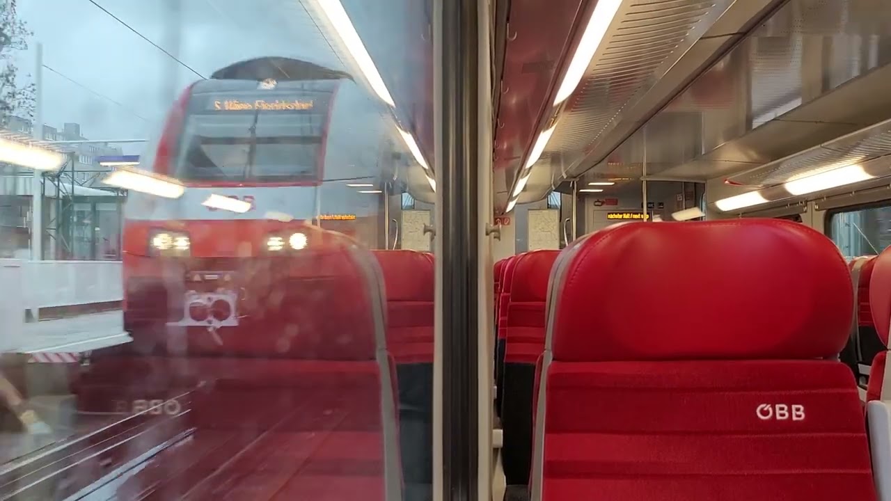 REX3 Mitfahrt Floridsdorf nach Wien Mitte Landstraße (ÖBB Cityjet Doppelstockwagen)(11.03.2024)