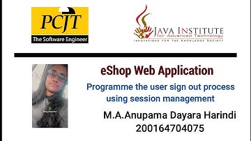Programme the user sign out process using session management