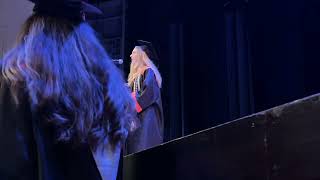 Flushing High School valedictorian delivers speech at graduation ceremony