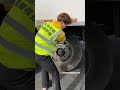 6.8-Meter Truck Tire Change at Highway Service Area #short #shortvideo