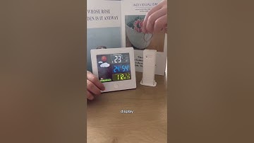 AN0707   Colorful Display Weather Station Clock