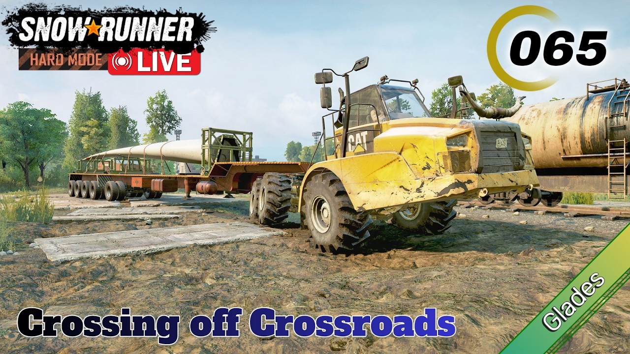 Snowrunner | Solo | Hard Mode | Glades | E065 - One Map Down