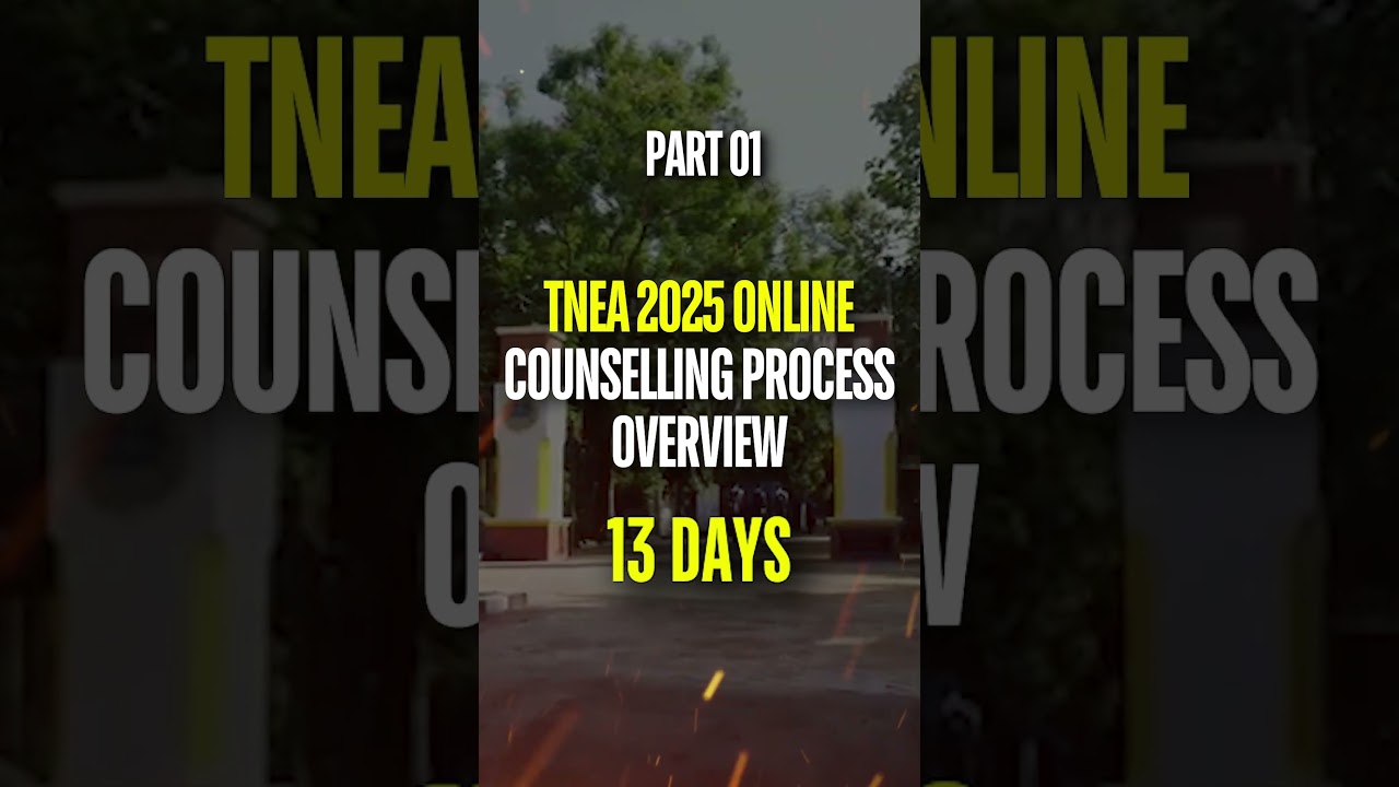 TNEA 2025: Who Gets First Counselling? | Choice Filling Explained