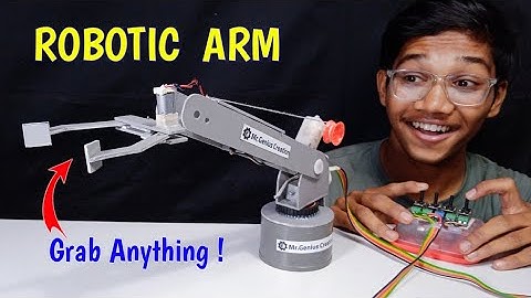 DIY Robotic Arm 💪 | How To Make Robotic Arm | School Project | Robot | Crane