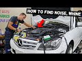 WHY MERCEDES HAS ENGINE WHINE NOISE W203 W204 W205 W211 W212 W213 GLC GLA CLA GLE