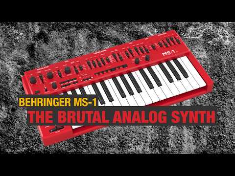 Behringer MS-1 Sound Demo (No Talking)