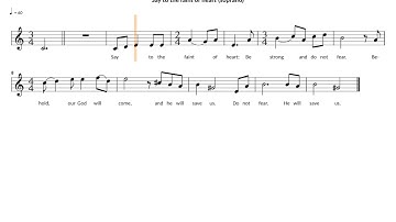 Communion Antiphon (Walker) | Third Sunday of Advent | soprano