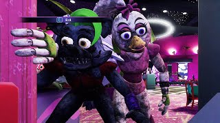 Fnaf Security Breach - Jumpscare At Hiding Spots