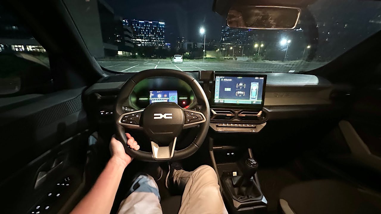 Dacia Duster 2024 Night Test Drive POV - YouTube