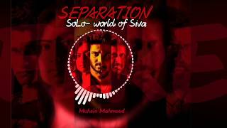 Separation| Solo - World Of Siva (Fire/Agni) - Dulquer Salmaan Sad Theme Bgm(Violin)| Whatsapp Status