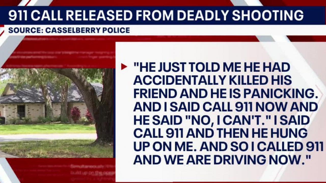 'He is panicking': Mom calls 911 after son accidentally shot his friend ...