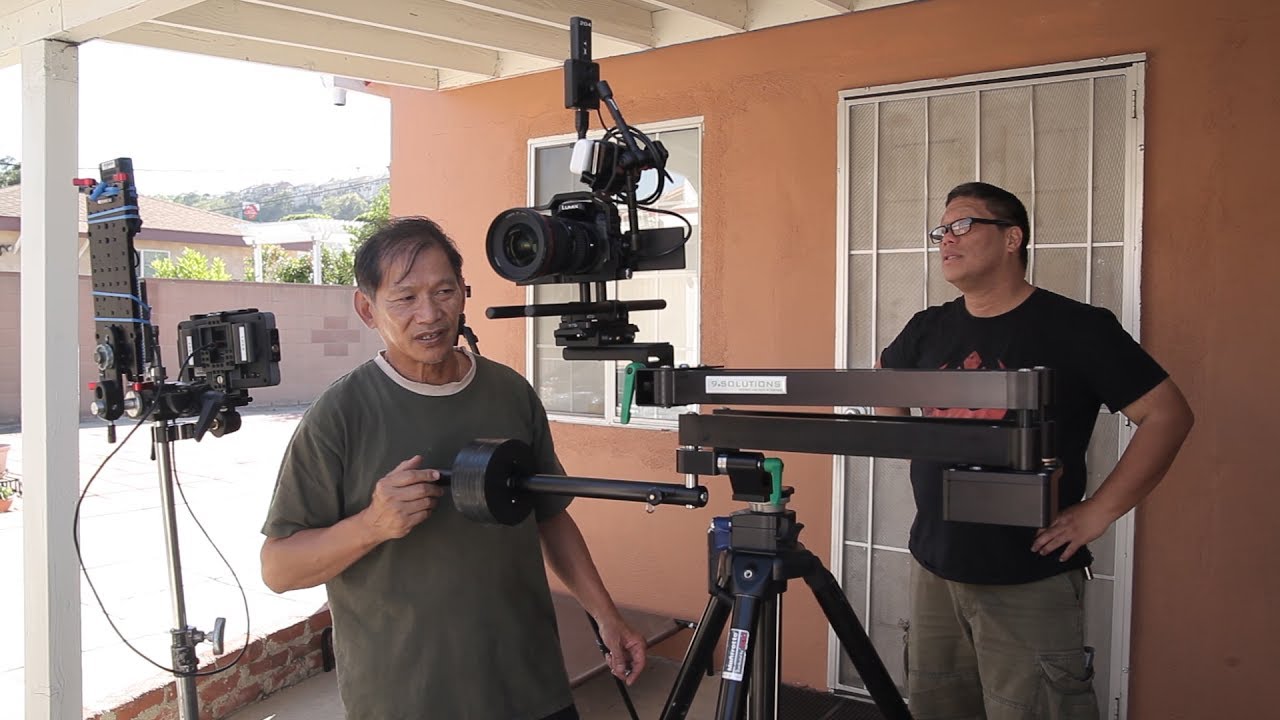 9. SOLUTIONS C-Pan Arm A Jib/Slider Hybrid Unboxing, Setting Up and In Production