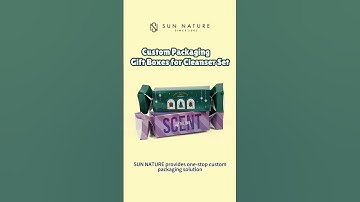 Custom Packaging Boxes for Cleanser Set   #custompackaging #packaging  #packagingsolution #paperbox