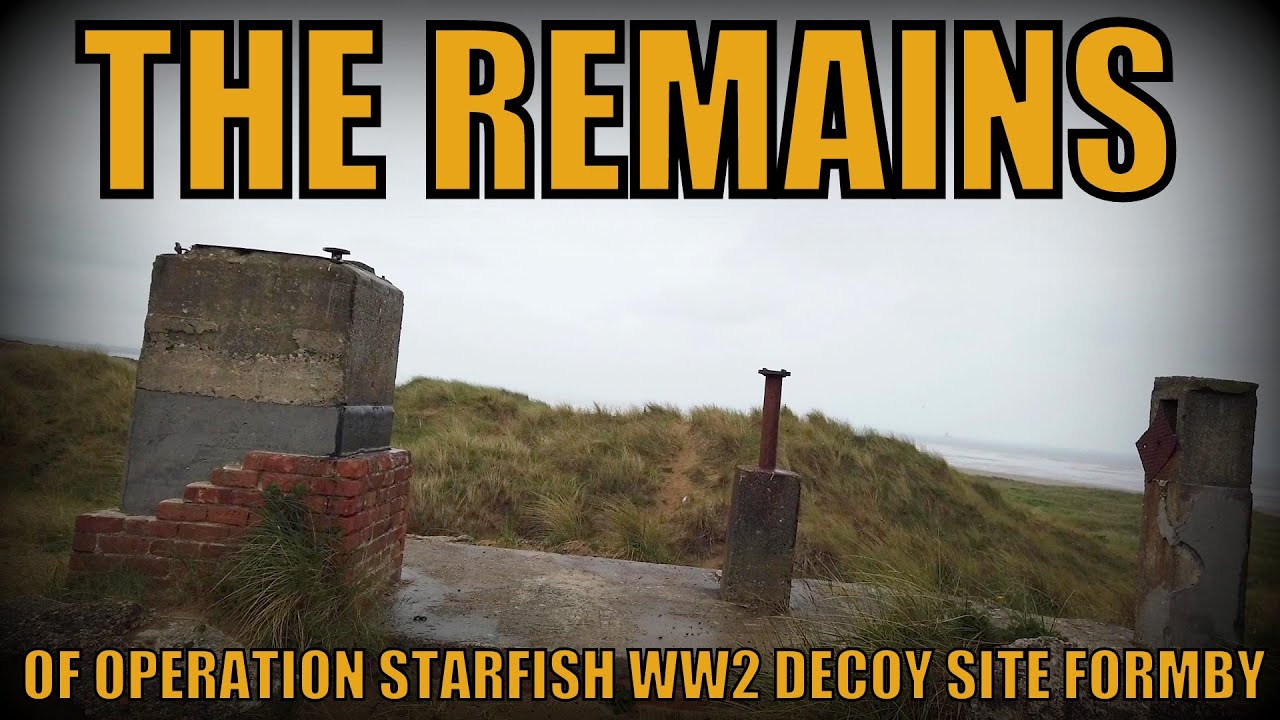 The Remains Of Operation Starfish World War 2 Bombing Decoy Site With