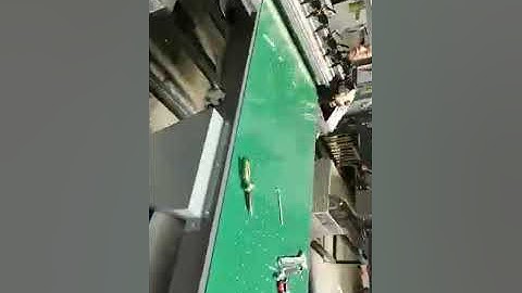 FSJ-850A Auto feeding paper gluing machine training video 2