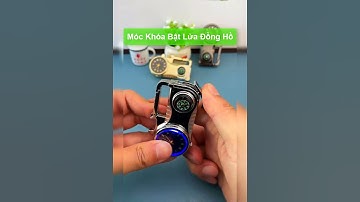 Móc Khóa Bật Lửa Đồng Hồ Đa Năng