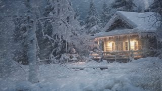 Snowy Spell for Deep Sleep | Relaxing Snowstorm Atmosphere | Blizzard, Howling Wind &amp; Blowing Snow