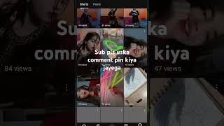 sub pls for pin your  comment