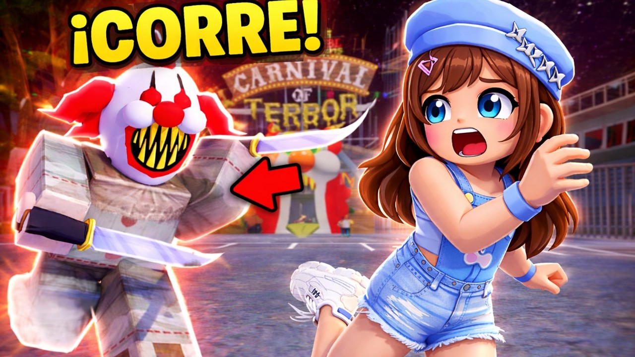 🏃‍♀️ESCAPA del CARNAVAL DEL TERROR 🎪 en Roblox 😱
