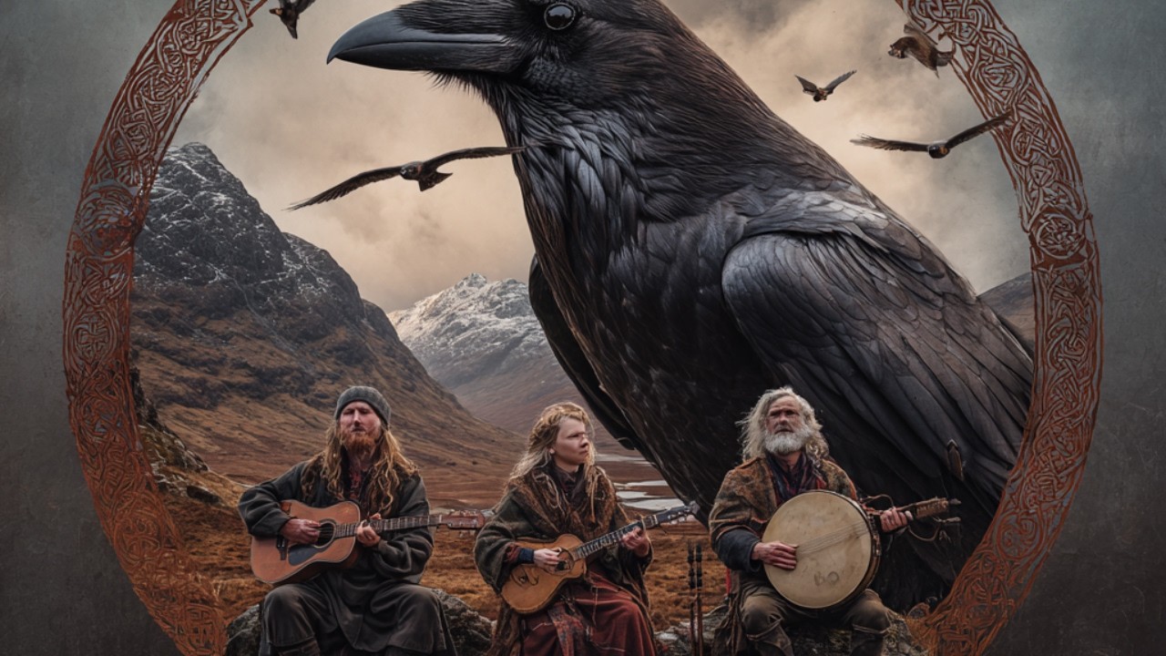 Ravens Circle The Pass | Celtic Music Journey