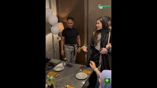 The Moment Aaliyah Met Gen Halilintar at Saai's Birthday