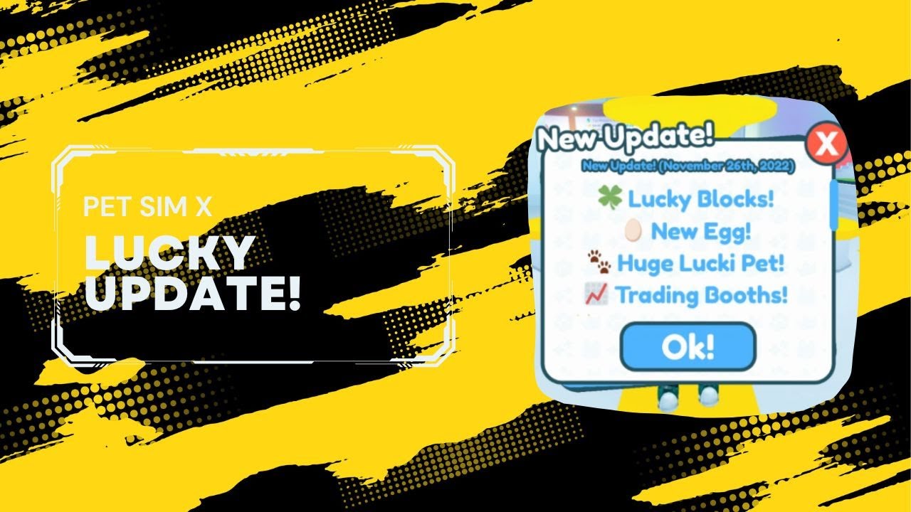 Playing Pet Simulator X Lucky Update - YouTube
