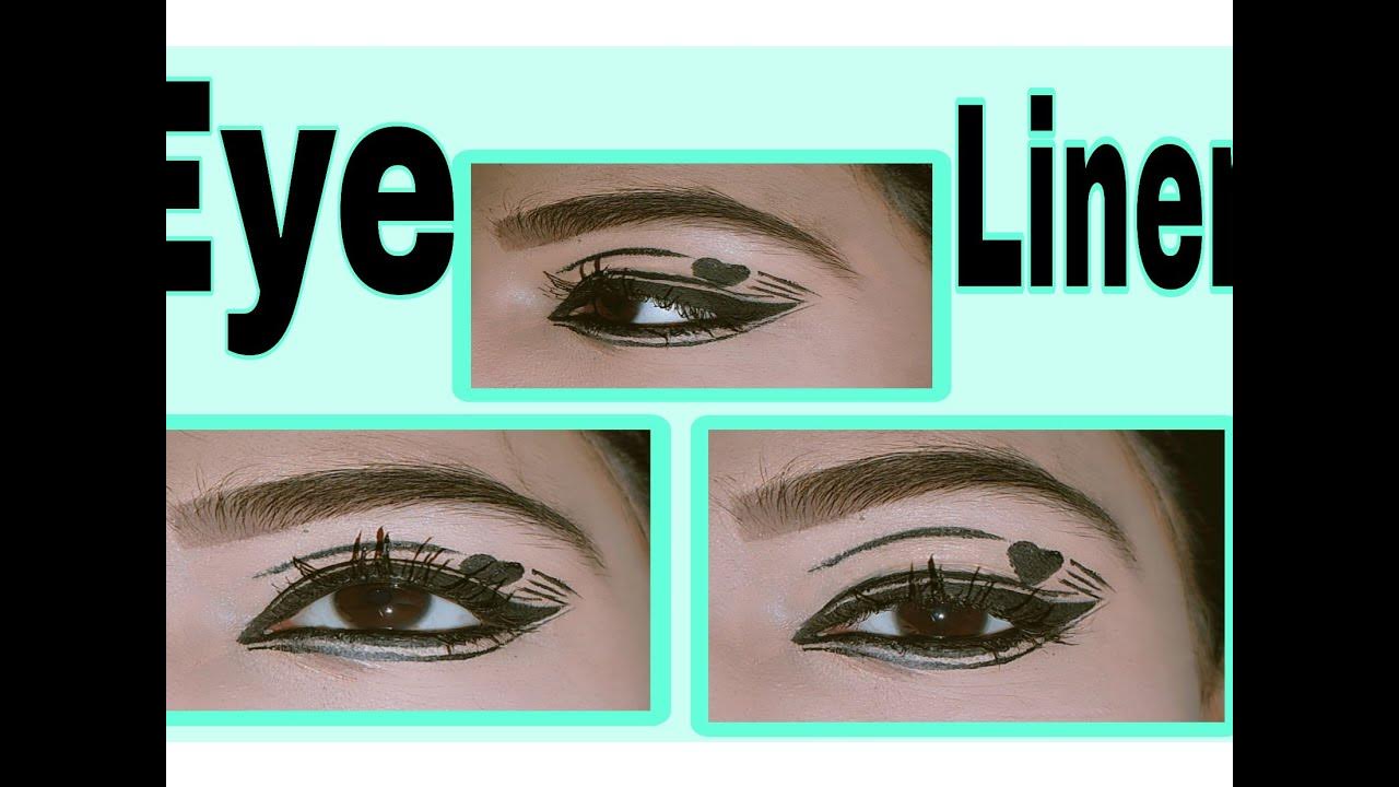 How To Apply Eyeliner 👍👌Step By Step Beautiful &Simple YouTube