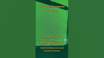 Holographic Transparent LED Screen #ledscreendisplay #leddisplay #ledscreen #transparentleddisplay