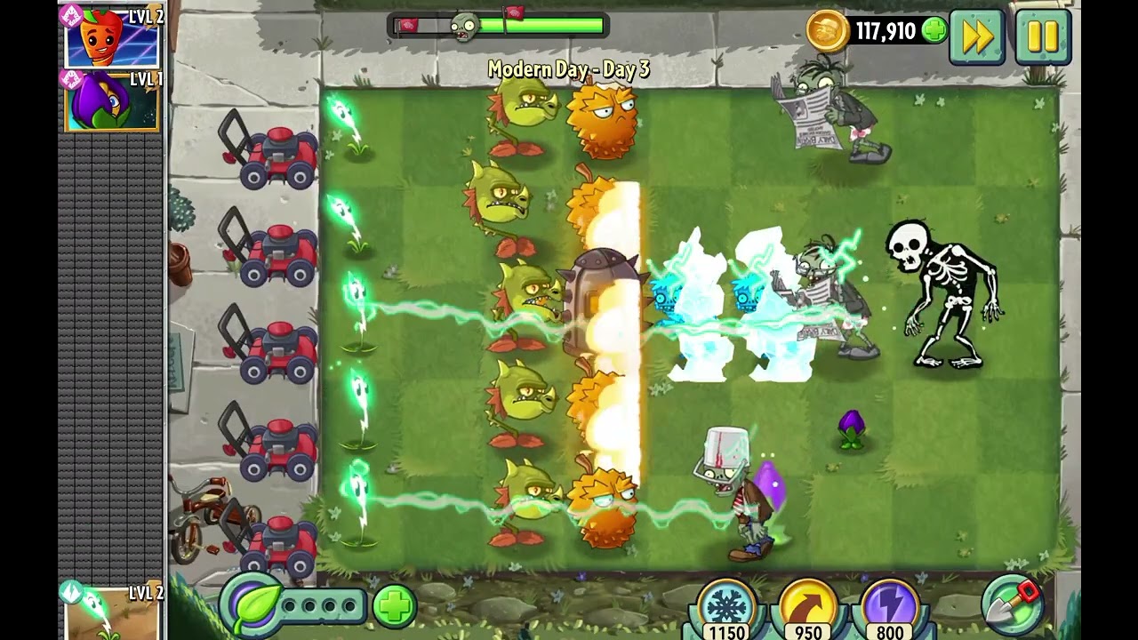 Plants Vs Zombies 2 - Modern Day- Day 3