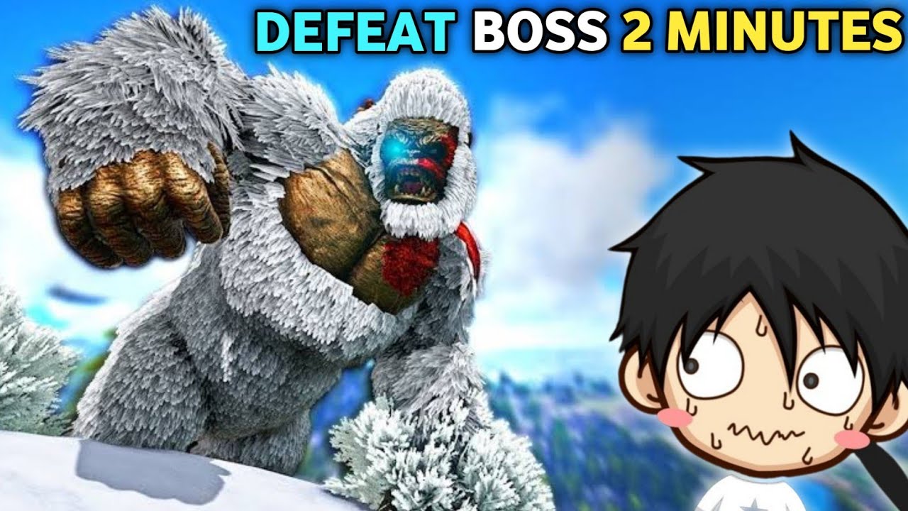 HOW TO DEFEAT THE BOSS MEGAPITHECUS IN 2 MINUTES | ARK MOBILE DUNGEON