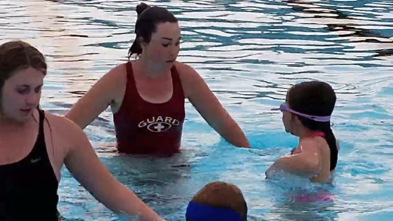 Serenity learning how to swim