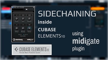 Side-chaining inside Cubase Elements 10