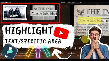 DAY 27: How to highlight the specific area/text in Filmora14 in Hindi 2025