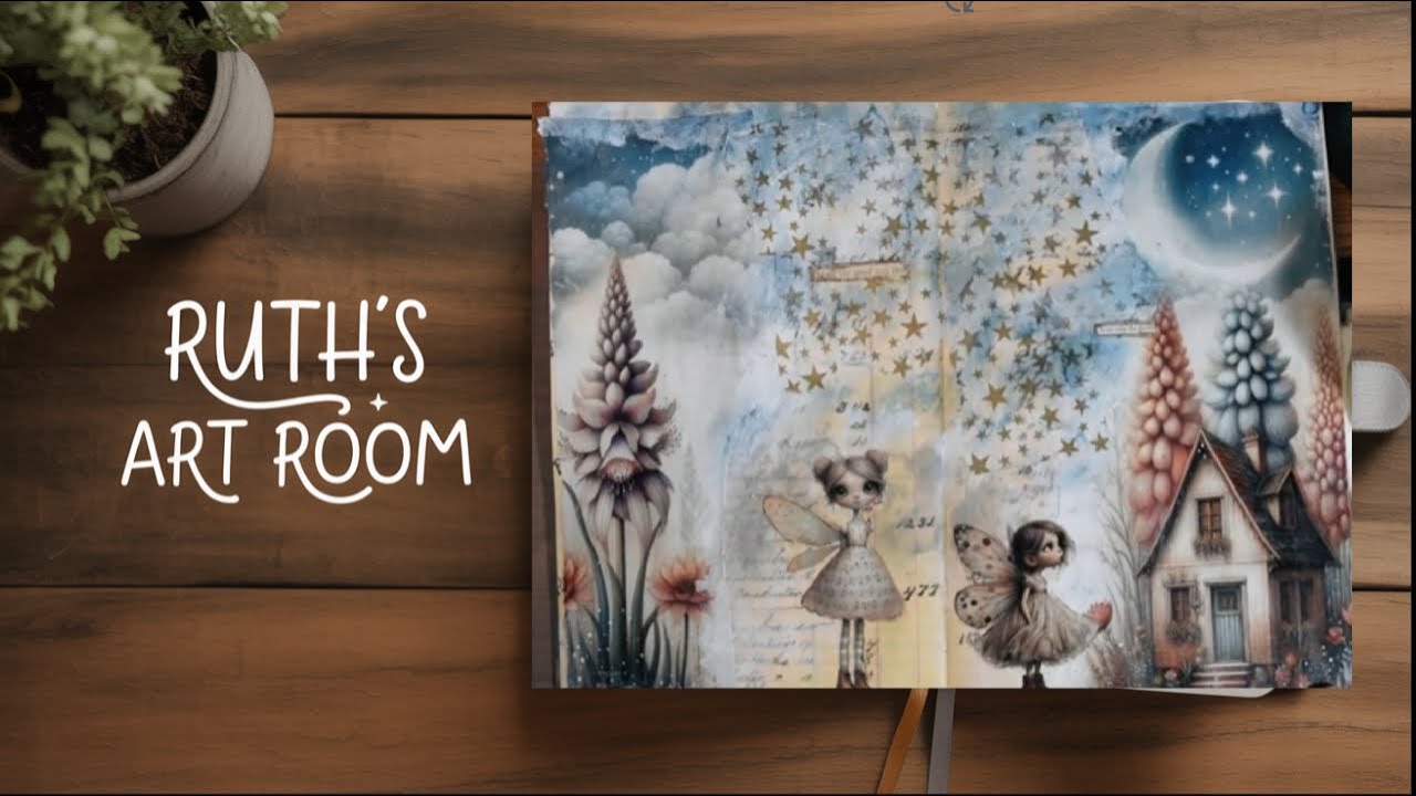 Журнал со мной | Смешанная техника в маленьких книгах-сказках Мареми | Творческий коллаж и художе...